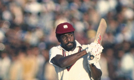 Sir Viv Richards of West Indies in action